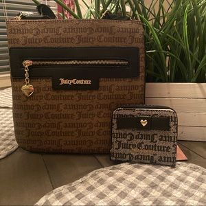 NWT Juicy Couture Crossbody/Wallet Set